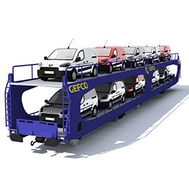 Wagon porte auto 3D Object | FREE Artlantis Objects Download